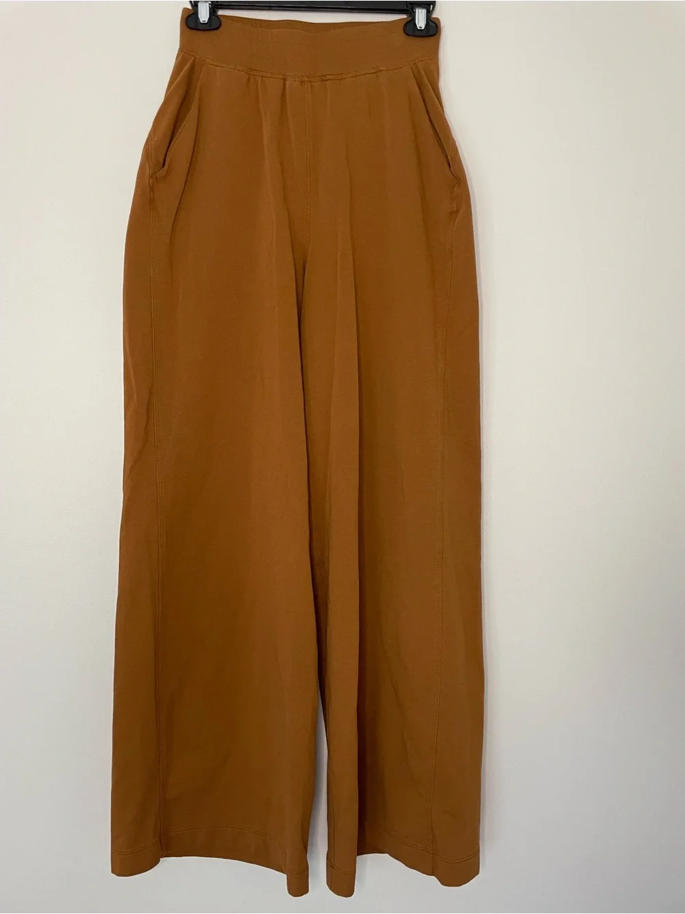 Lululemon LA Wide Leg Super High Rise Pant in Copper Brown